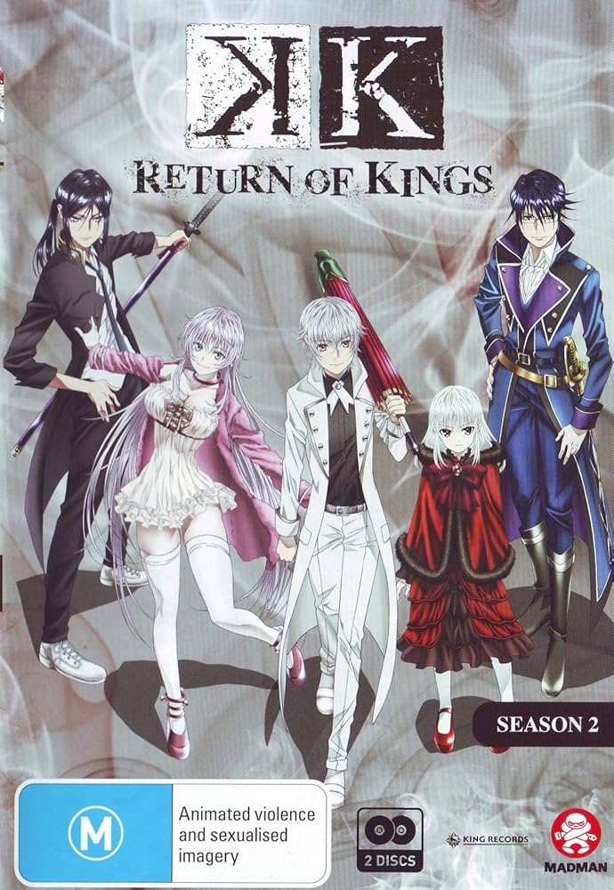K: Return of Kings - Season 2 (DVD) : Shingo Suzuki, Sam Riegel